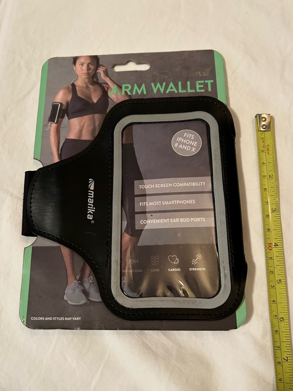 New Arm wallet phone holder case workout Marika touch screen hidden slot adjust
